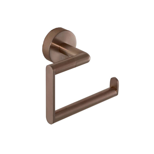 Brushed Bronze Wall-Mounted Toilet Roll Holder