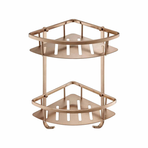 bronze double shower caddy