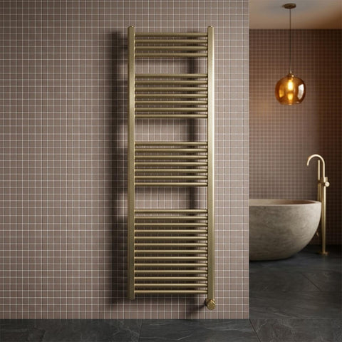  Electric Brushed Gold Towel Rail 1600mm x 500mm