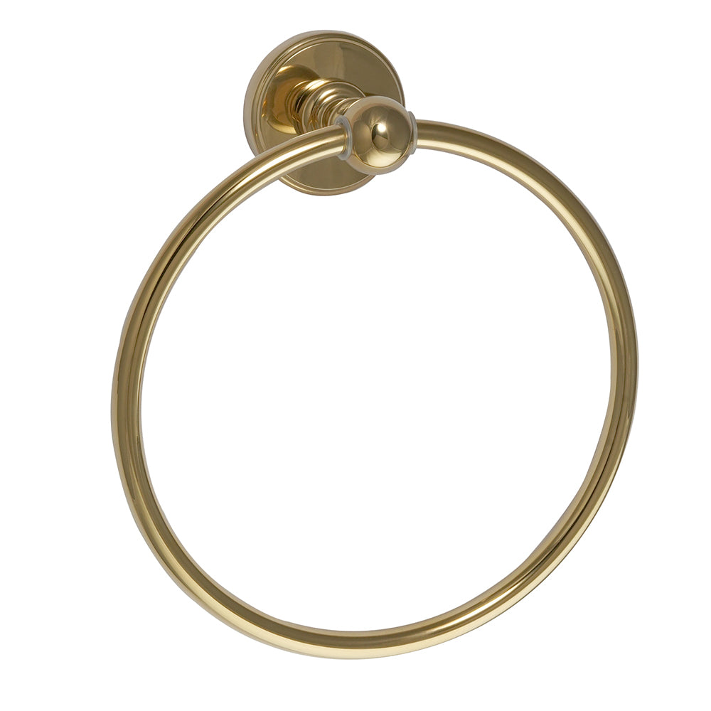 Traditional Antique Brass Towel Ring