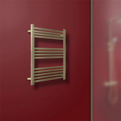 Gold_Heated_Towel_Rail_800mmX600mm_Brushed_Brass