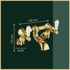 Brushed Gold Bathroom Tap