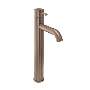 Bronze tall mono basin tap