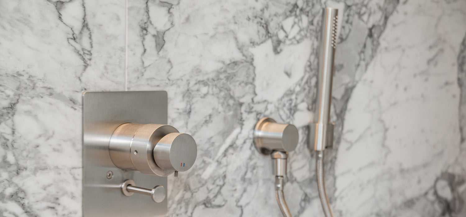How a Shower Valve Elevates Your Gold Bathroom