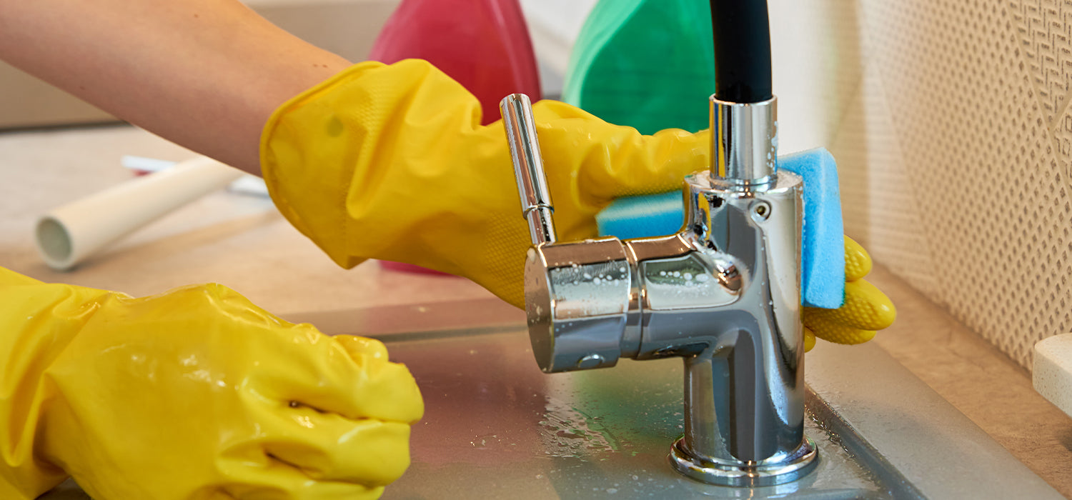 How to Clean gold brass Taps and Showers