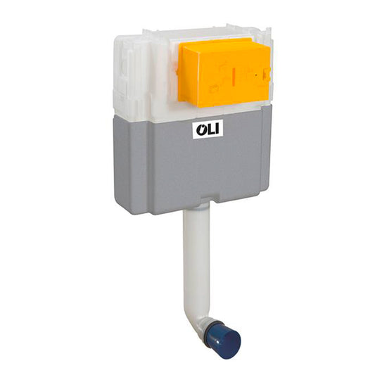 In-wall Cistern with Adjustable Dual Flush and Pneumatic Valve