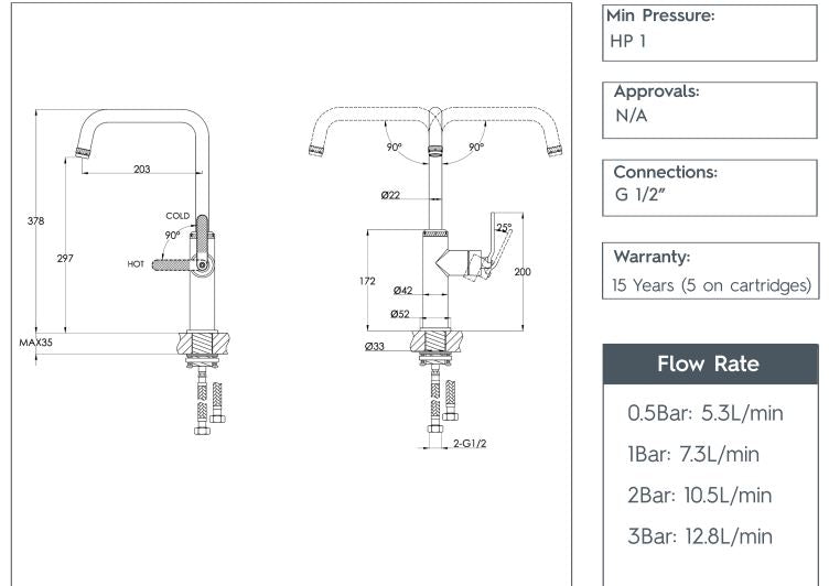 cooper kitchen mixer tap