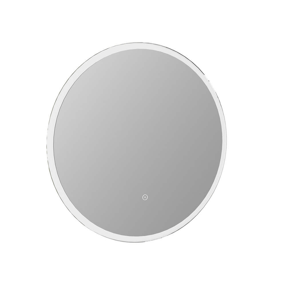 round bathroom illuminated mirror 