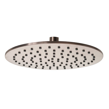 Round Overhead Rain Shower Head- Brushed Bronze

