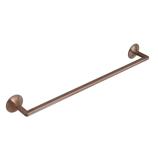 Round Towel Bar 600mm - Brushed Bronze