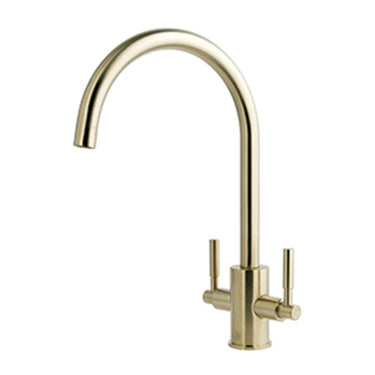 Satin_Gold_Kitchen_Sink_Tap_with_Swivel_Spout