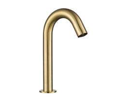 Gold Deck Mounted Basin Tap with Motion Sensor