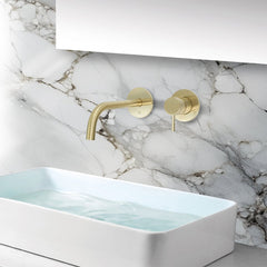 Single Lever Basin Mixer with Slim Spout & Designer Handle