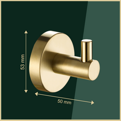 Gold Single Robe Hook