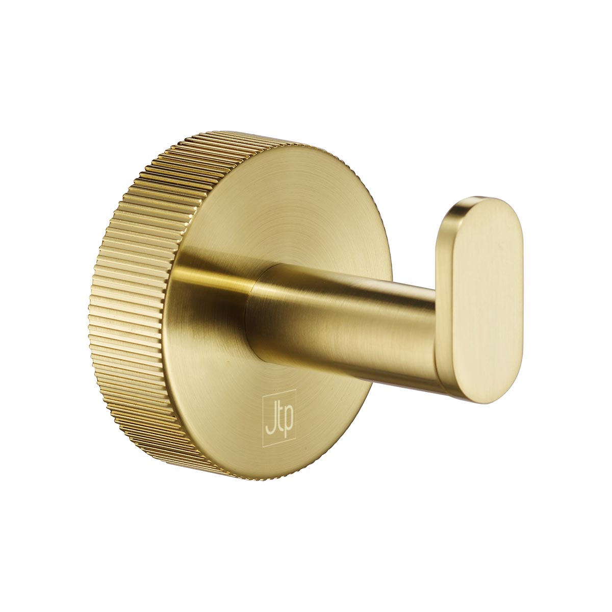 Single Towel Hook – Brushed Brass