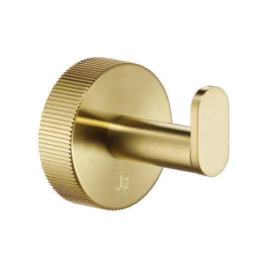 Single Towel Hook – Brushed Brass