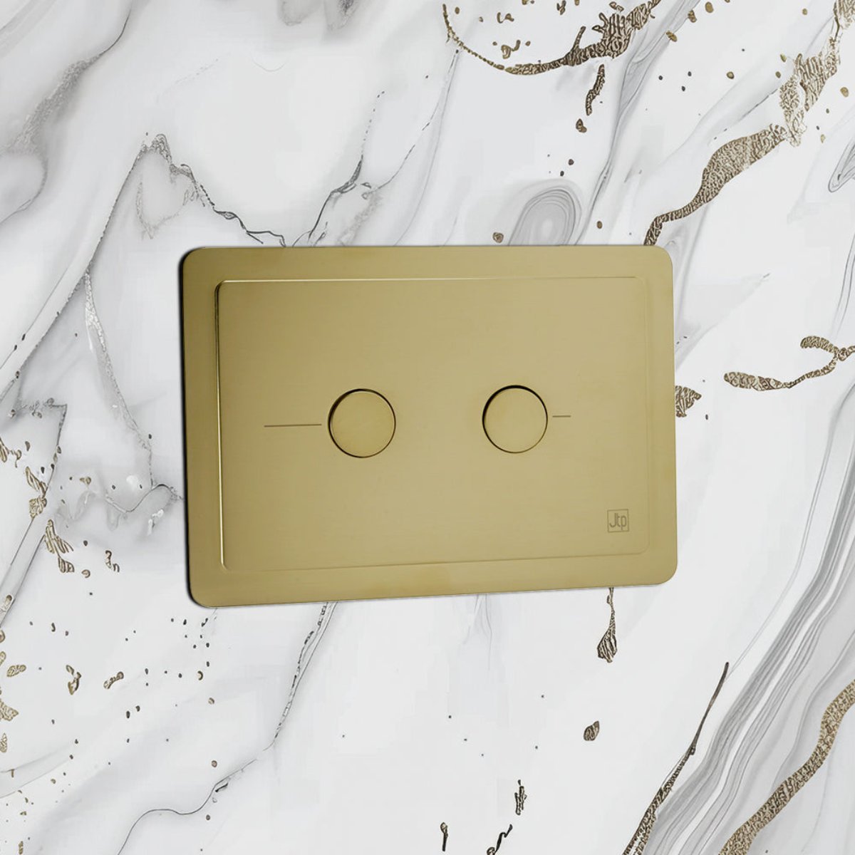 Toilet Flush Plate Brushed Gold