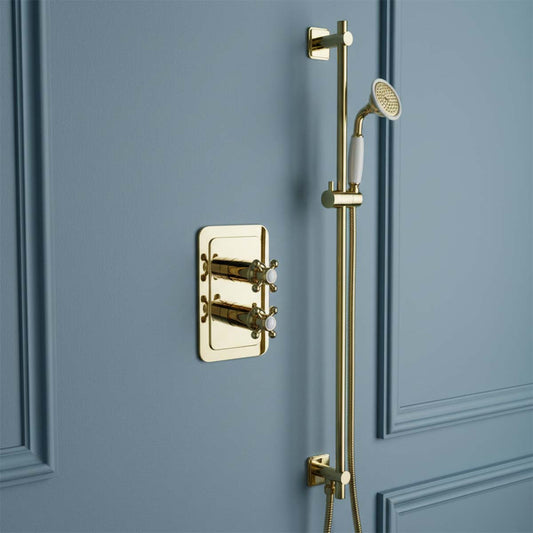Victorian 2 way thermostatic shower valve