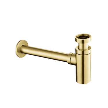 brushed brass bottle trap