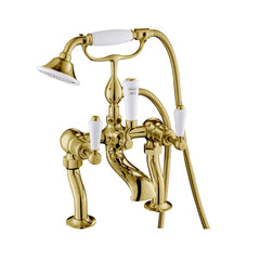 gold bath tap with shower mixer tap