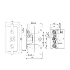 thermostatic mixer shower