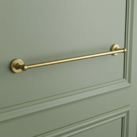 brass towel holder wall mount
