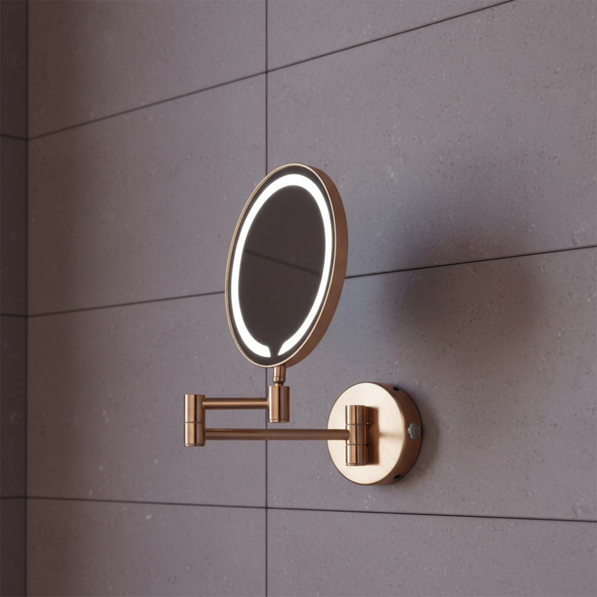 bronze bathroom magnifying mirrors wall mounted