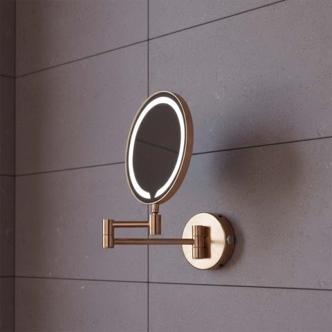 bronze bathroom magnifying mirrors wall mounted