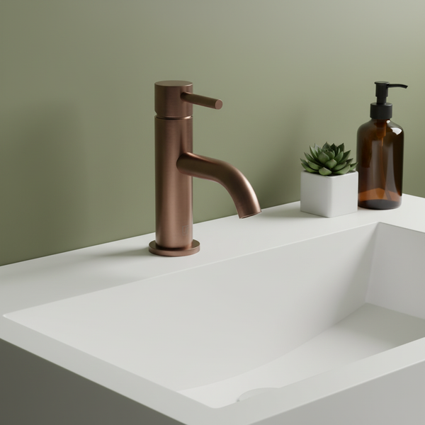 bronze cloakroom basin tap 