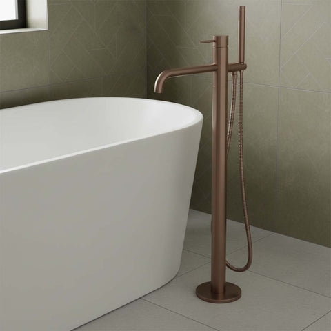 bronze freestanding bath taps
