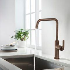 Brushed Bronze Single Lever Sink Mixer Tap