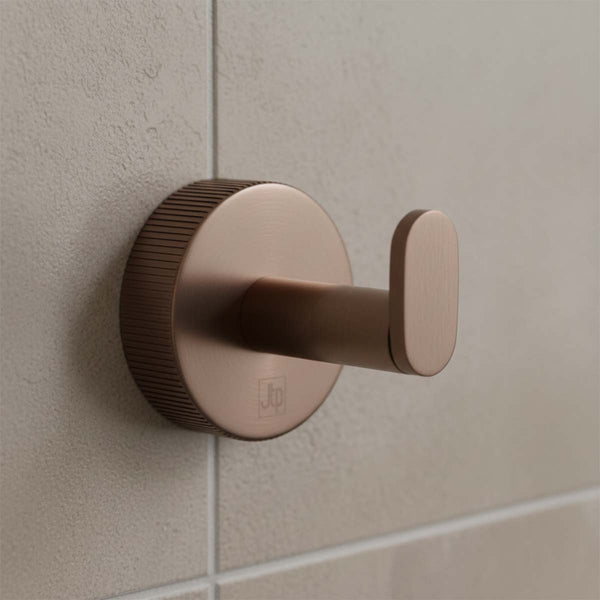 bronze round towel hook wall mounted
