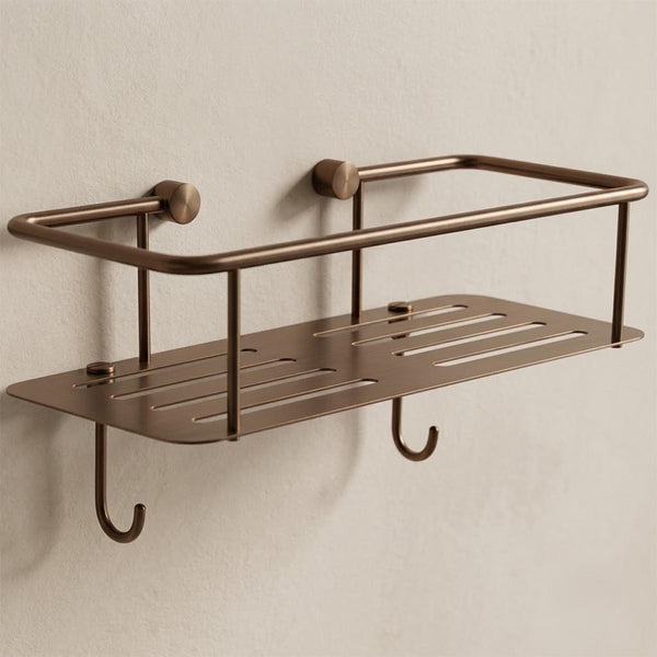 bronze shower caddy hanging