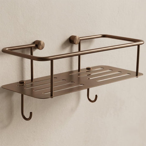 bronze shower caddy hanging