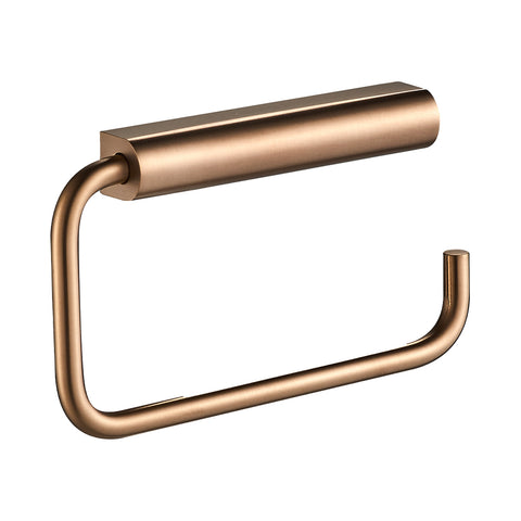 brushed bronze toilet roll holder
