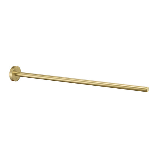 brushed brass 50cm towel bar
