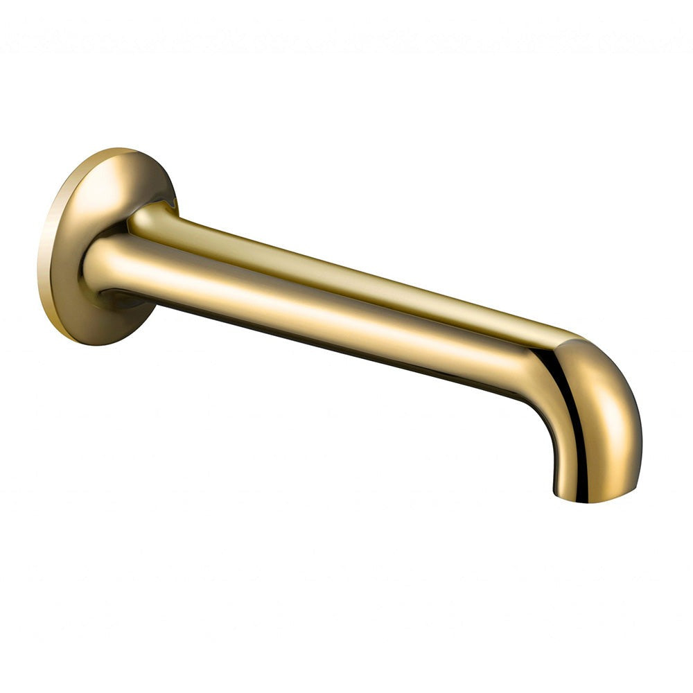 brushed brass bath filler spout