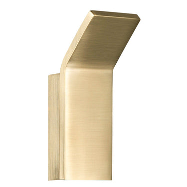 Wall Mounted Robe Hook with Brushed Brass Finish
