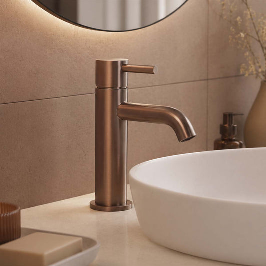 bronze cloakroom basin tap 