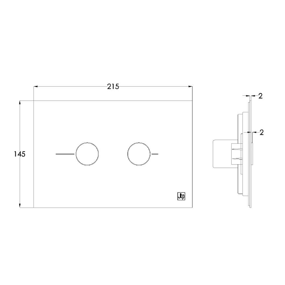 brushed_bronze_pneumatic_toilet_flush_plate_specifications