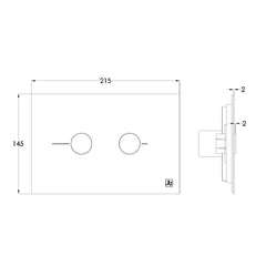 brushed_bronze_pneumatic_toilet_flush_plate_specifications