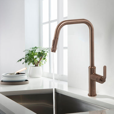 brushed_bronze_pull_out_mixer_tap