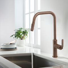 bronze kitchen tap pull out