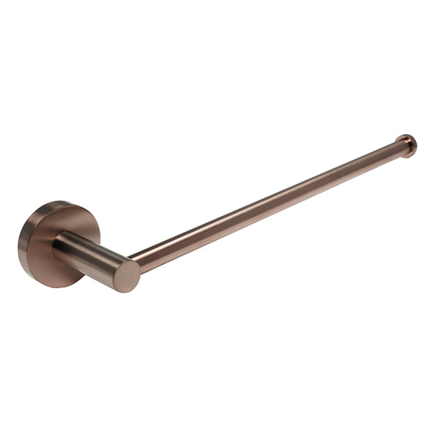 brushed bronze towel bar