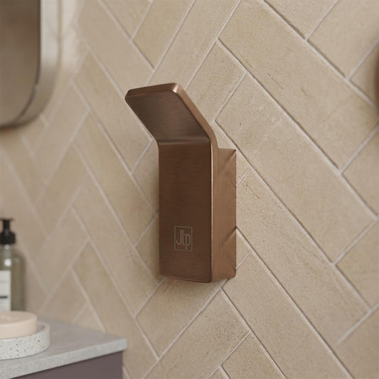 brushed bronze towel holder