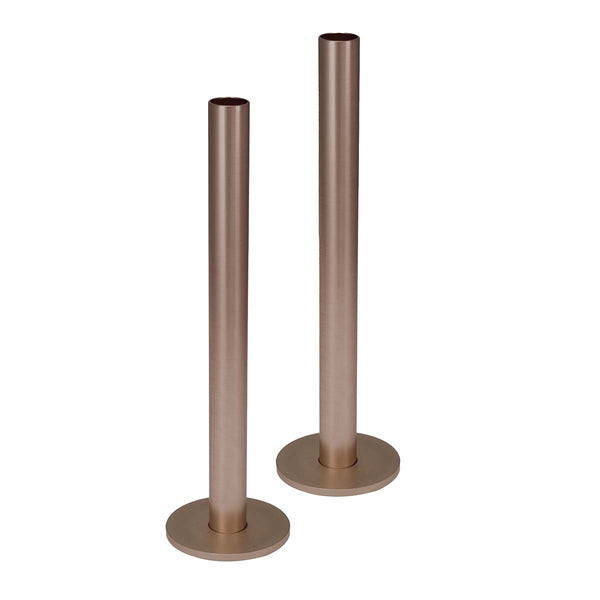 brushed bronze radiator pipe covers
