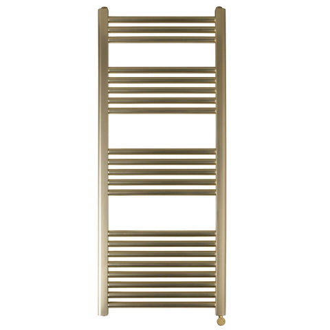 brushed gold heated towel rail uk 1600mm x 500mm