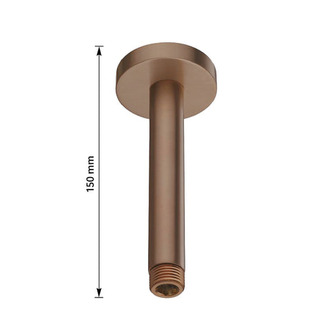 brushed bronze ceiling arm