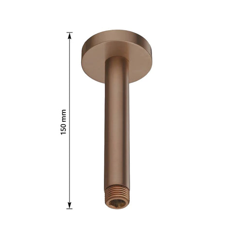 bronze shower arm 150mm