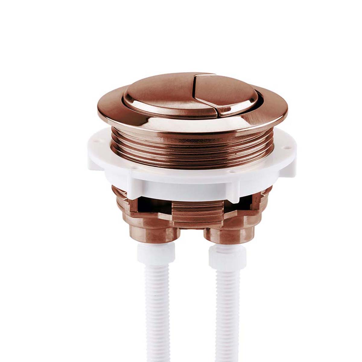 cistern dual flush button 78mm - bronze